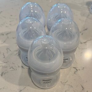 Philips Avent 4oz Baby Bottles (5)